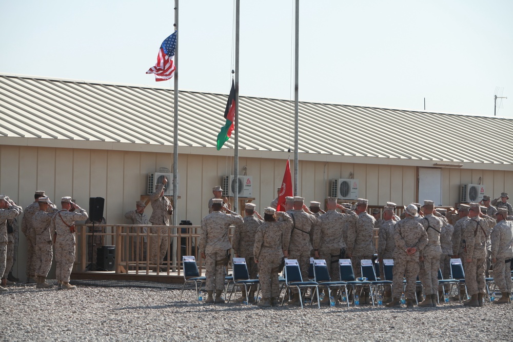 1st Marine Logistics Group (Forward) celebrates 65th Anniversary in Afghanistan