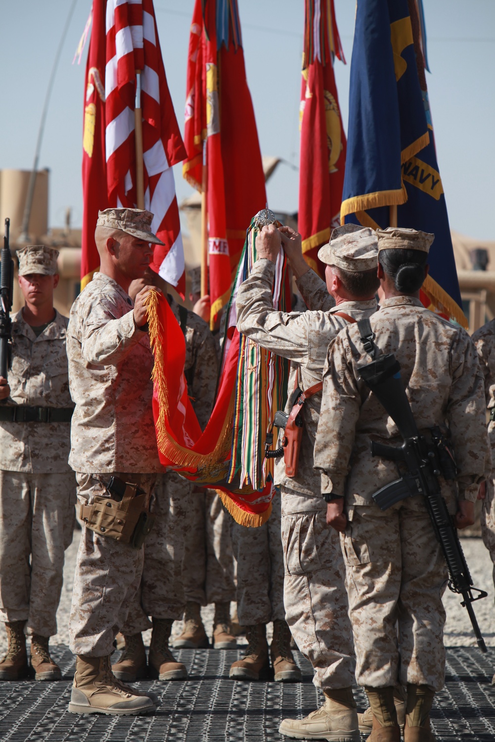 1st Marine Logistics Group (Forward) celebrates 65th Anniversary in Afghanistan