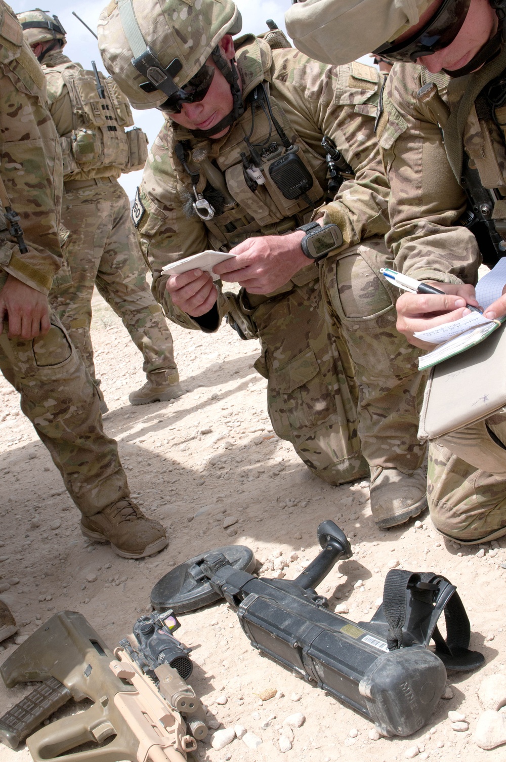 Aussie soldier keeps his mates safe till they go home