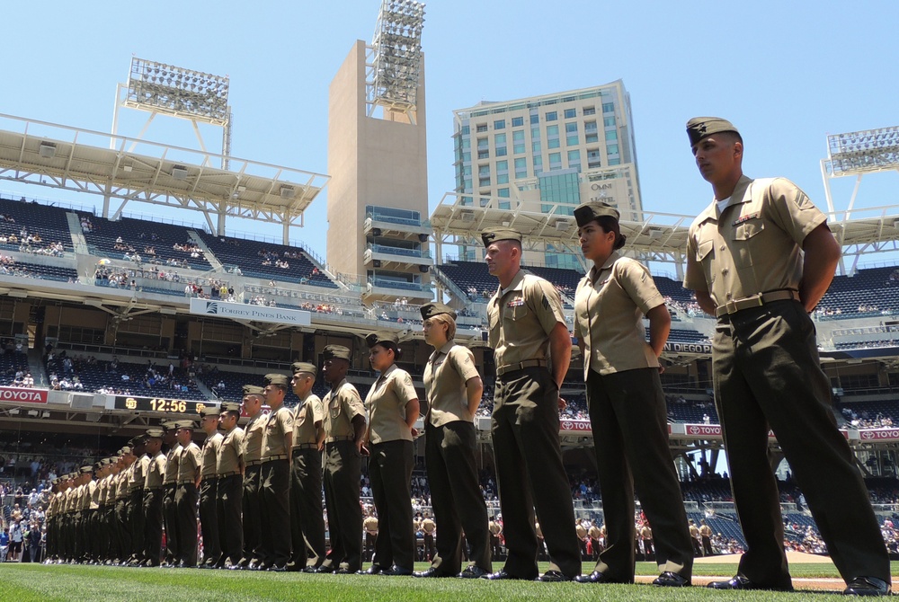 3rd MAW Marines Honored at Petco Park