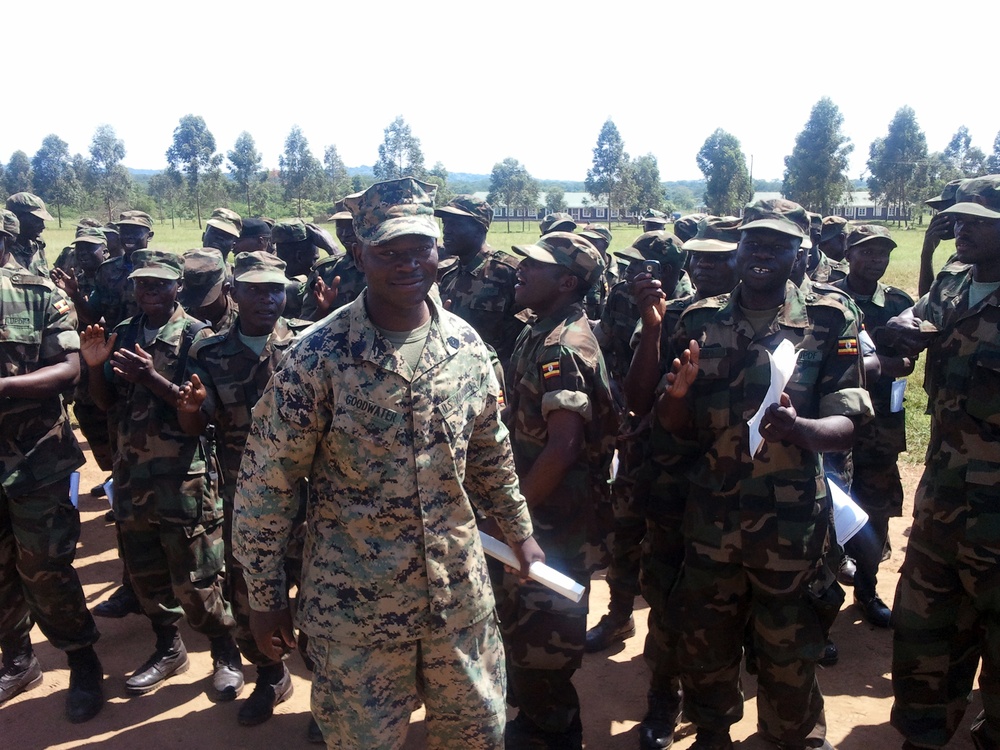 MSgt. Goodwater promotion ceremony MSgt. Goodwater promotion ceremony