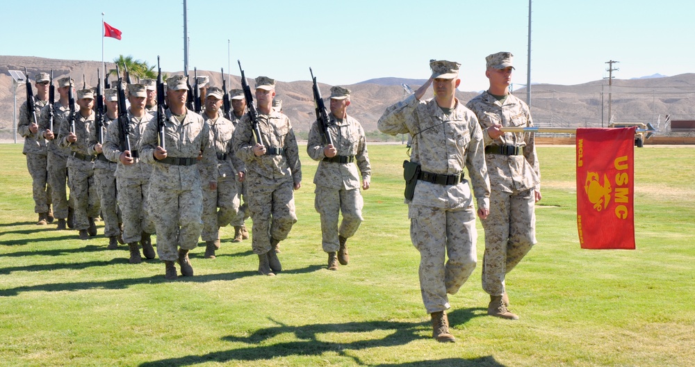 Colonel Ermer bids farewell to MCLB Barstow