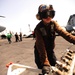 Servicing the nitrogen for an EA-6B Prowler