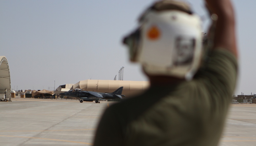 Harrier squadron consolidates efforts in Afghanistan