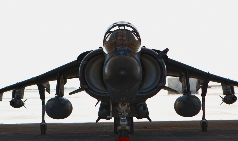 Harrier squadron consolidates efforts in Afghanistan