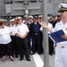 Algerian navy ship Soummam (937) pulls into New York Cities' pier 88