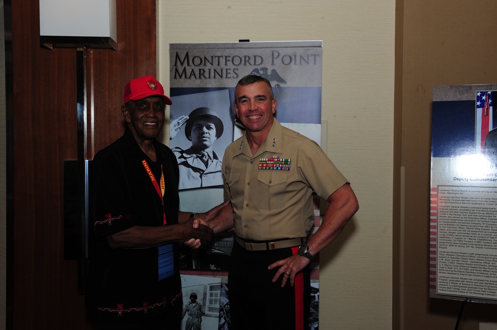 Montford Point Marines honored at reception in Arlington