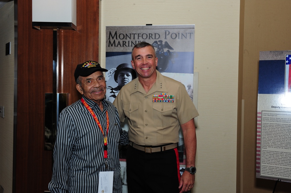 Montford Point Marines honored at reception in Arlington