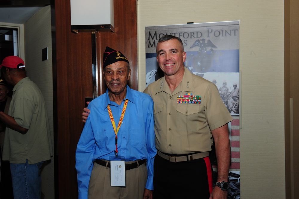 Montford Point Marines honored at reception in Arlington