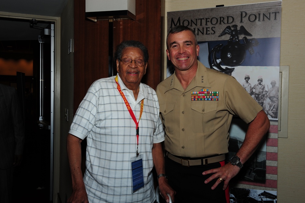 Montford Point Marines honored at reception in Arlington