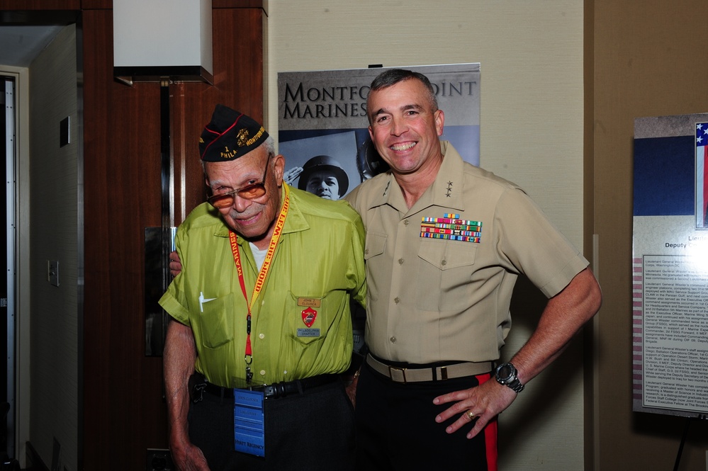 Montford Point Marines honored at reception in Arlington