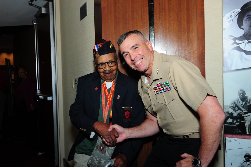 Montford Point Marines honored at reception in Arlington