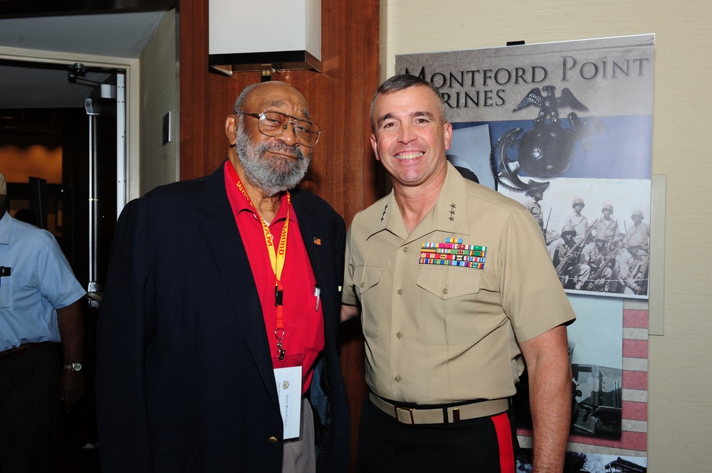 Montford Point Marines honored at reception in Arlington