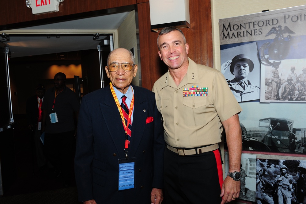 Montford Point Marines honored at reception in Arlington