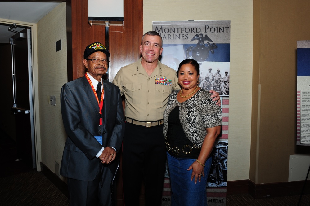 Montford Point Marines honored at reception in Arlington