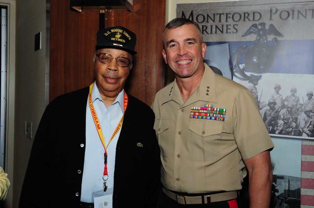 Montford Point Marines honored at reception in Arlington