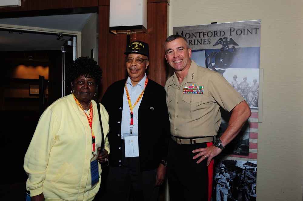 Montford Point Marines honored at reception in Arlington