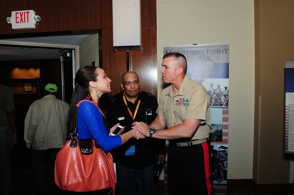 Montford Point Marines honored at reception in Arlington