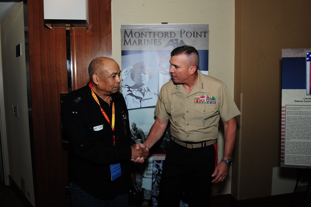 Montford Point Marines honored at reception in Arlington