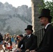 Past presidents look out over future soldiers