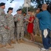 Members of the 85th Civil Affairs Brigade participated in the July 4th parade in Round Rock, Texas