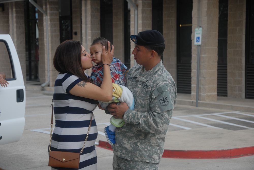 Members of the 85th Civil Affairs Brigade participated in the July 4th  parade in Round Rock, Texas