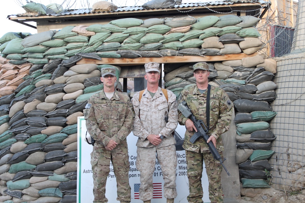 Three brothers reunite in Afghanistan: Siblings from Army, Marines hadn’t seen one another in years