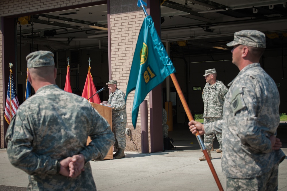 81st Civil Support Team Change of Command