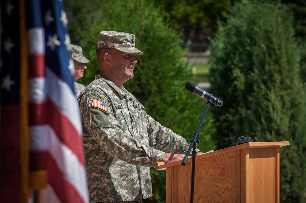 81st Civil Support Team Change of Command