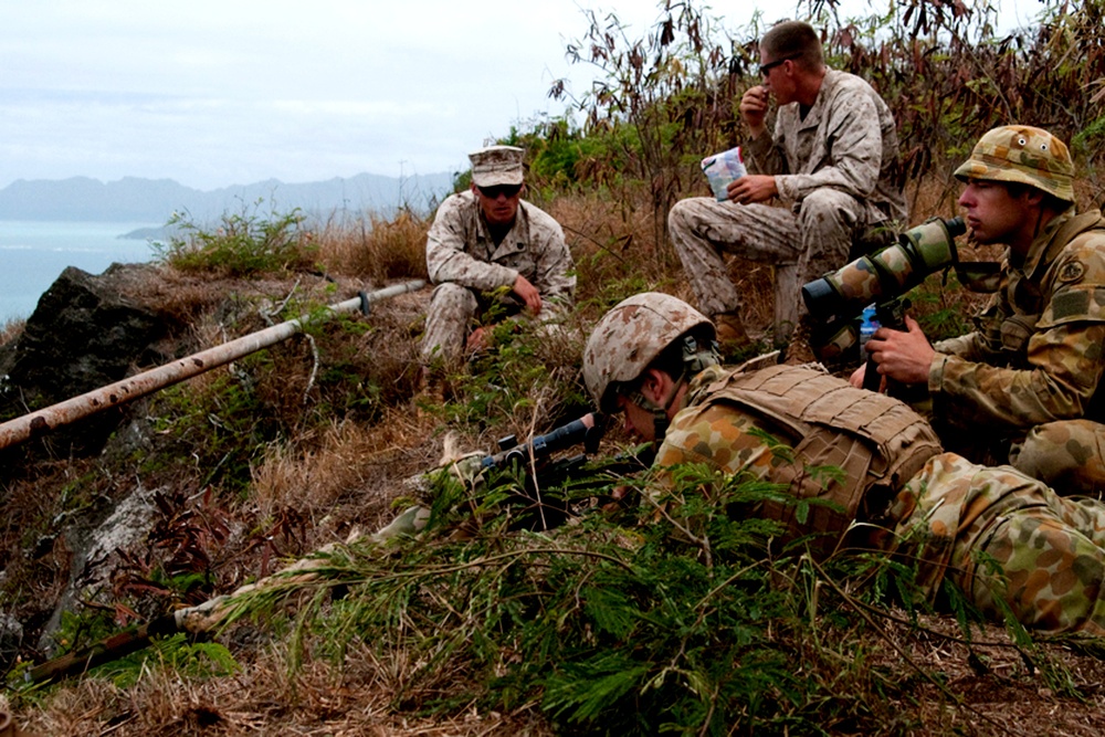 DVIDS Images Australian, Canadian, U.S. troops conduct sniper