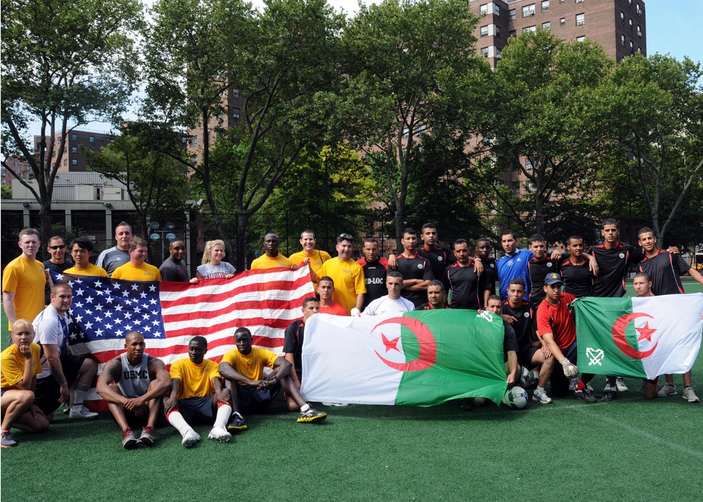 Algerian sailors visit New York