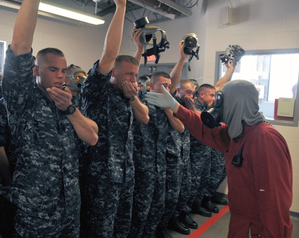 USS Chief Fire Fighting trainer