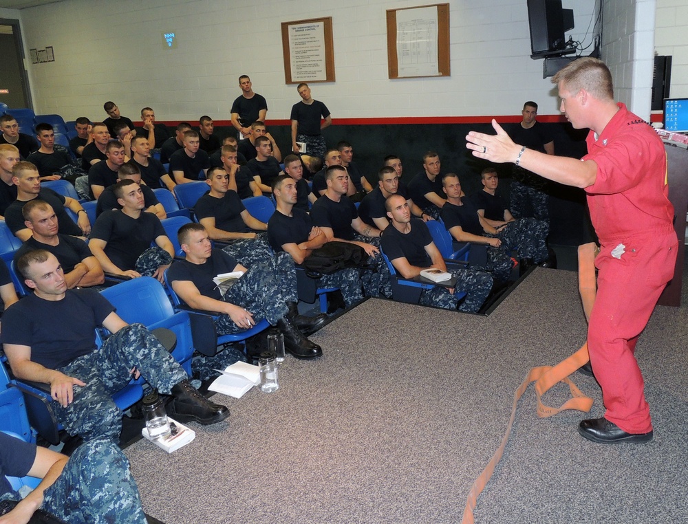 USS Chief Fire Fighting trainer