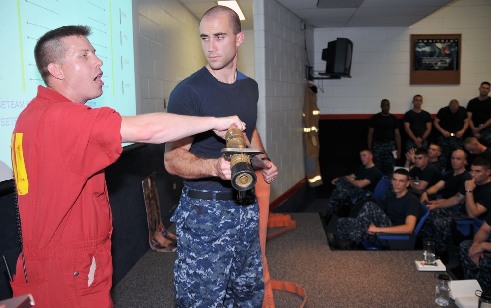 USS Chief Fire Fighting trainer