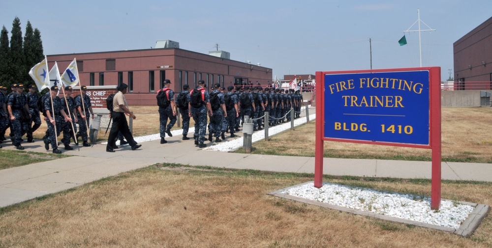 USS Chief Fire Fighting trainer