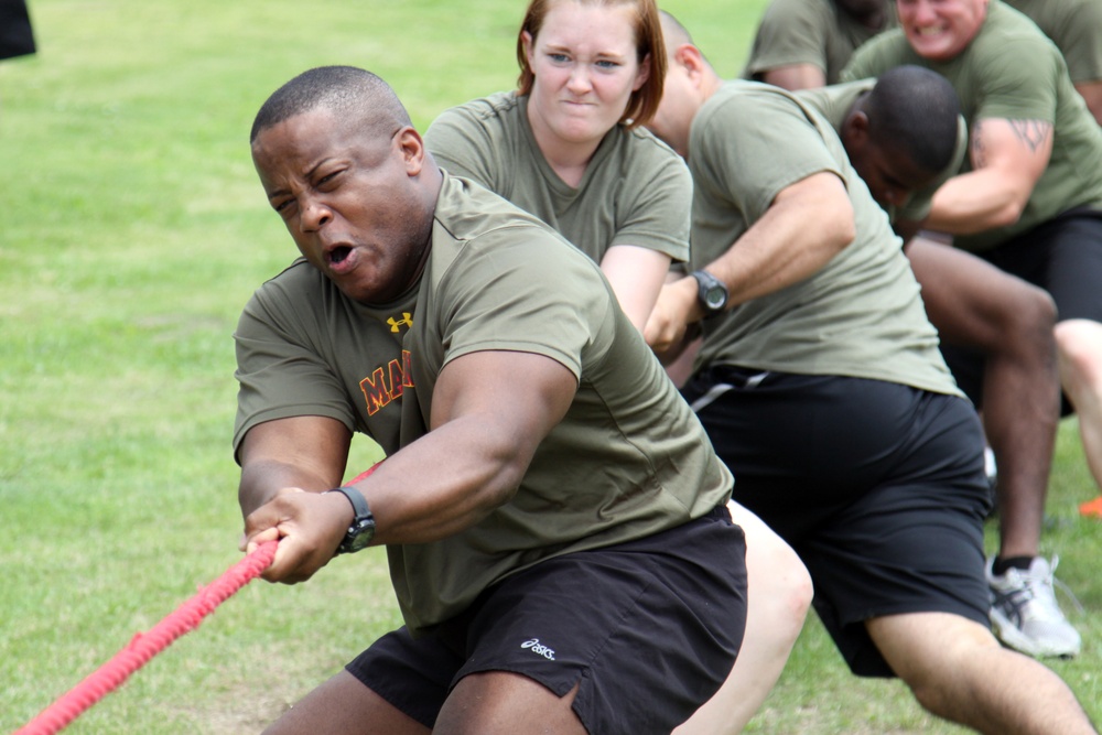 Marines and sailors with MWSS-171 go toe to toe for victory