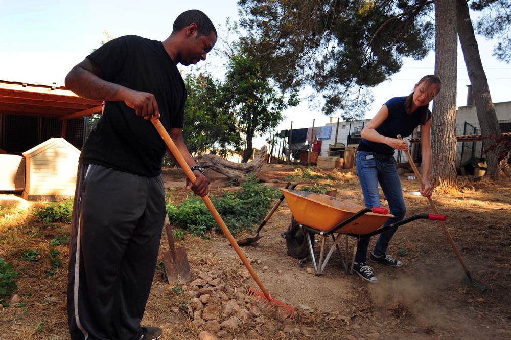 USS Dwight D. Eisenhower community relations project