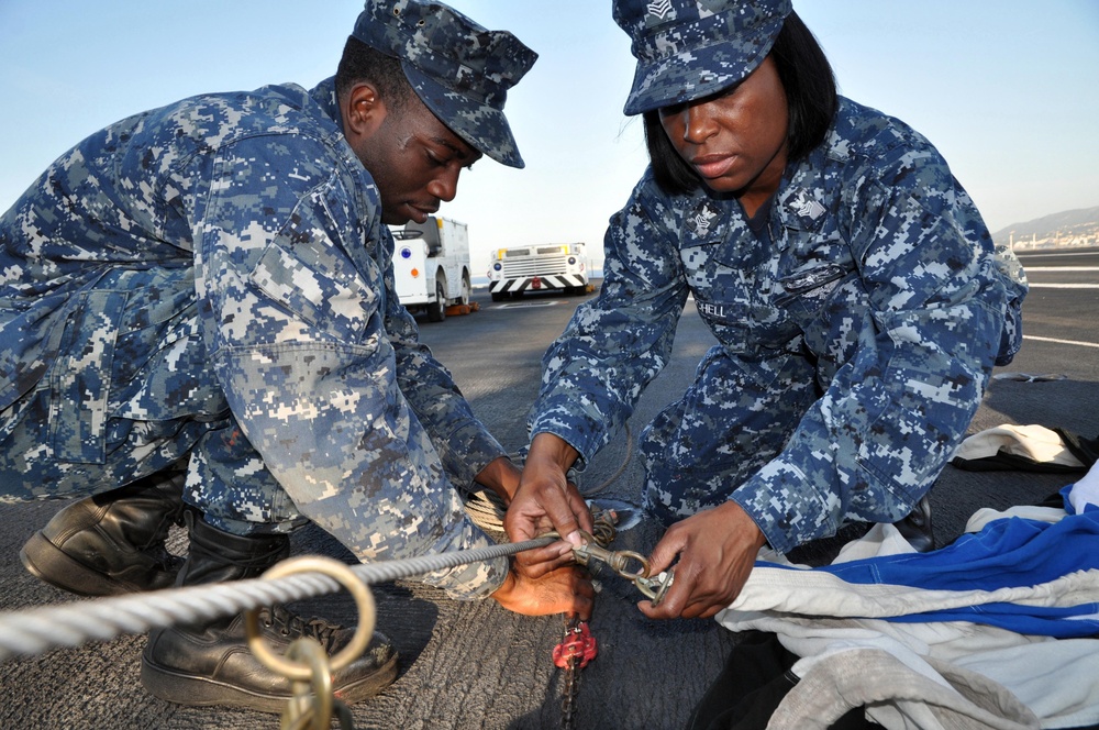 Dressing the ship