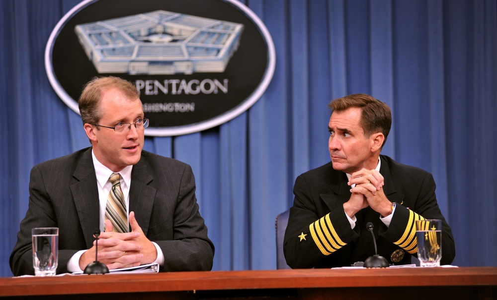 Press briefing at the Pentagon