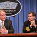 Press briefing at the Pentagon