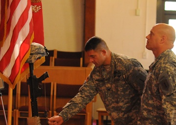 Memorial held for distinguished Fort Knox Soldier, Officer Candidate