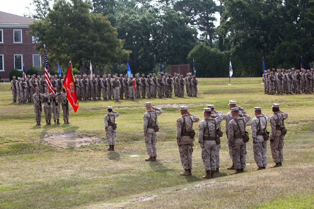 Combat Logistics Regiment 2 welcomes new commanding officer