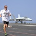 USS George H.W. Bush flight deck run