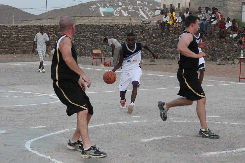 Basketball unites Djiboutian, US people