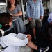 Filming on board Display Ship Barry for PBS documentary