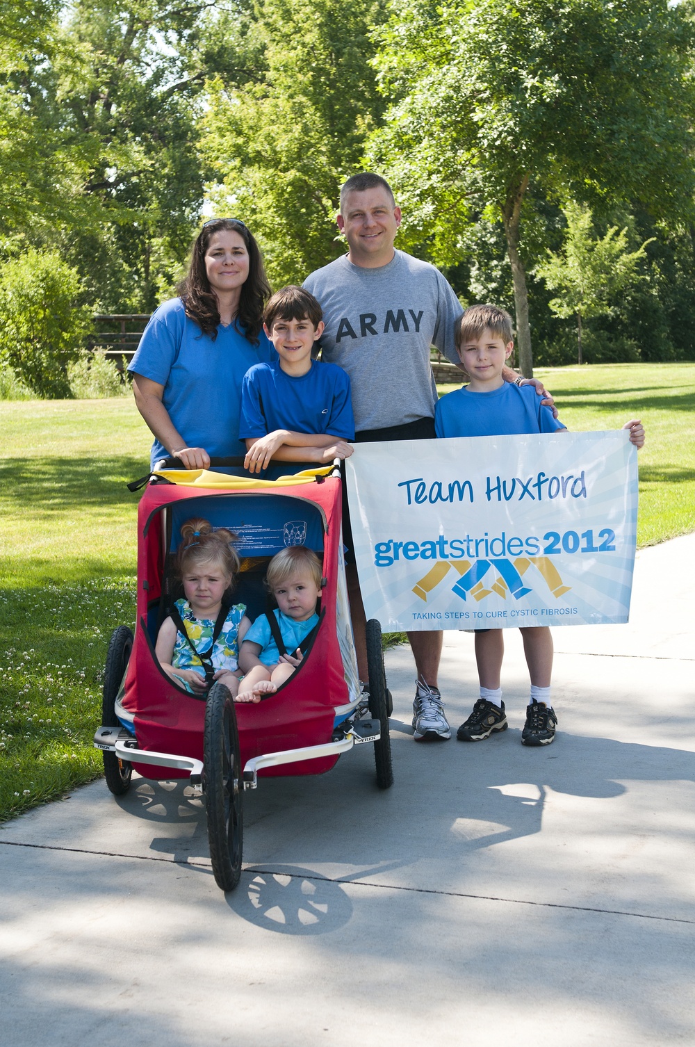 Soldier runs to raise awareness of cystic fibrosis