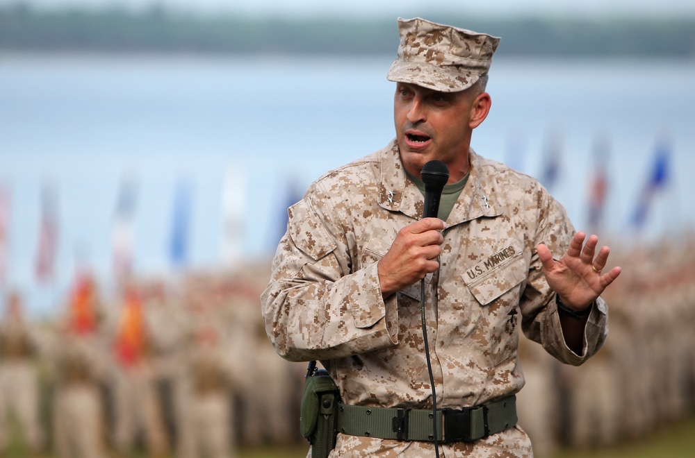 New commander takes helm of 2nd Marine Logistics Group