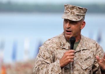 New commander takes helm of 2nd Marine Logistics Group