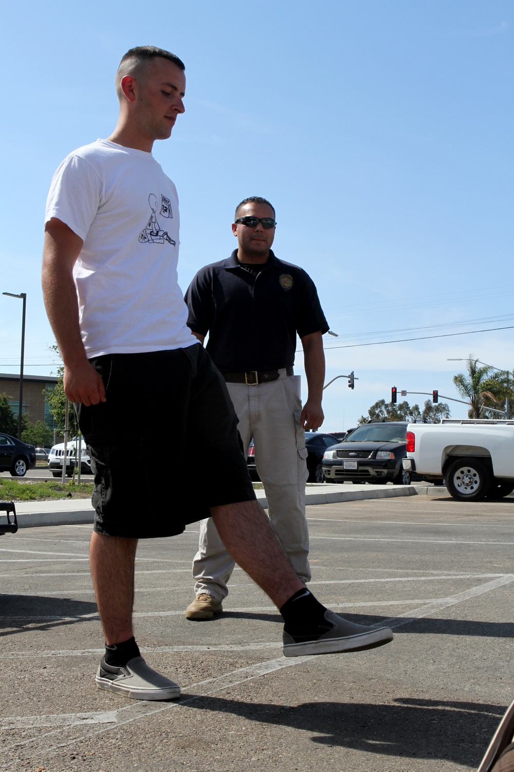 MCAS military police conduct first wet lab sobriety test