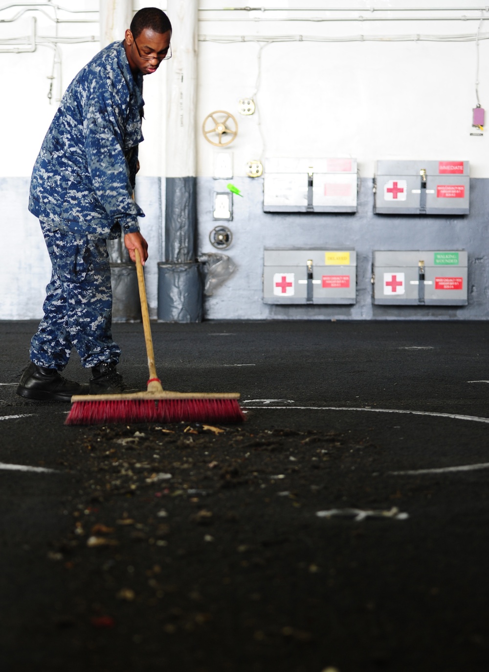 George H.W. Bush is conducting carrier qualifications in the Atlantic Ocean